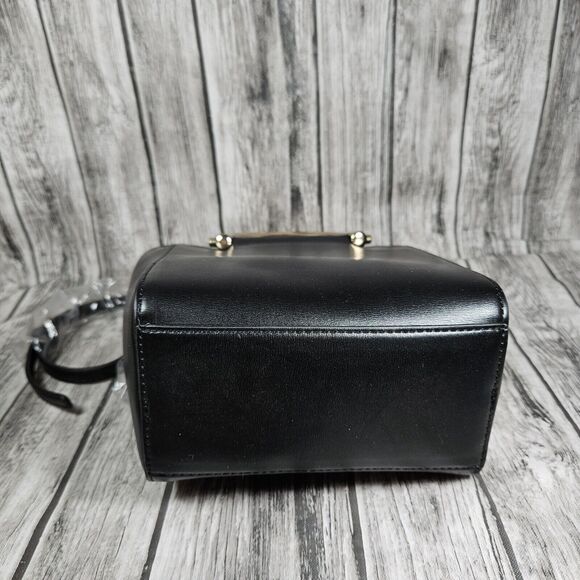 TOPSHOP Purse Black BOHO Small Tote Purse Bag New With Tags Classy Design NWT - Picture 7 of 7